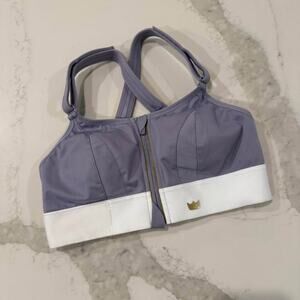 SHEFIT Purple and White Sports Bra